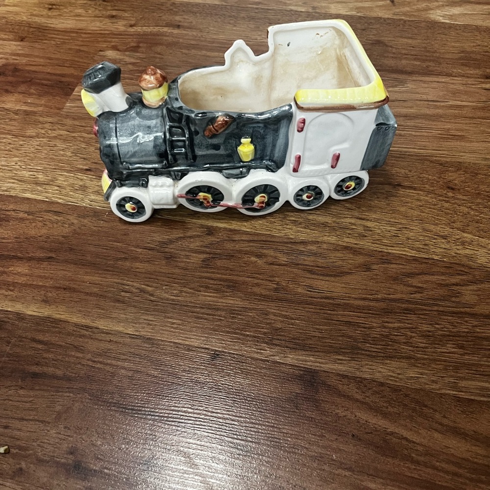 Vintage ceramic train